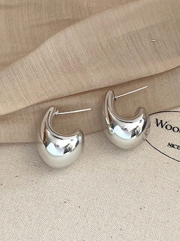 2 Pièces Boucles D'oreilles Forme De Goutte D'eau – Image 7