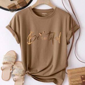 INAWLYT-shirt avec imprimé lettrage