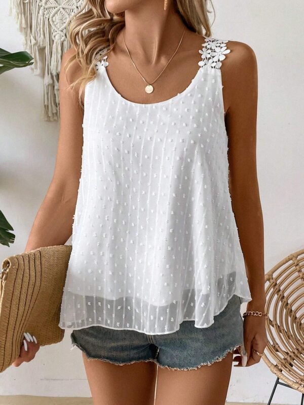 SHEIN Holidaya Haut De Réservoir À Encolure – Image 4