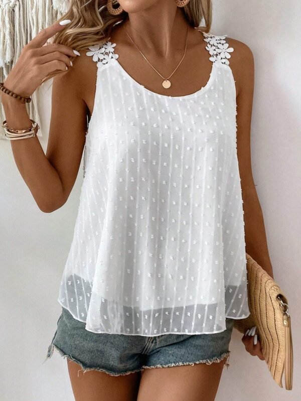 SHEIN Holidaya Haut De Réservoir À Encolure – Image 5