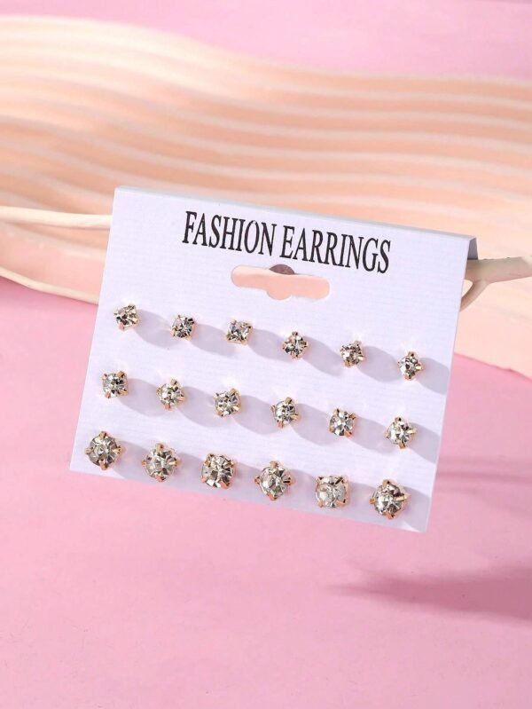 Ensemble De 18 Boucles D'oreilles Simples – Image 7
