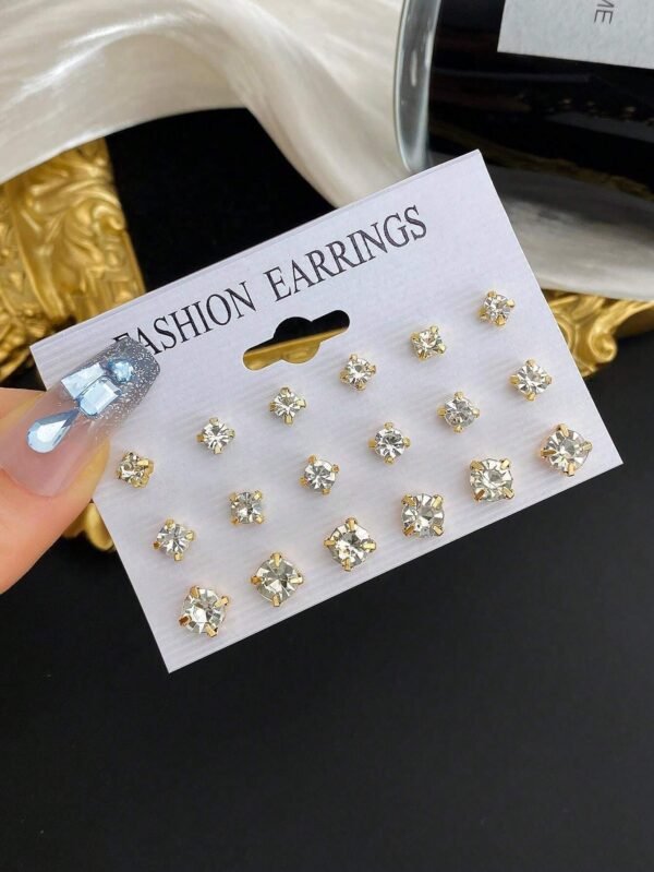 Ensemble De 18 Boucles D'oreilles Simples – Image 6