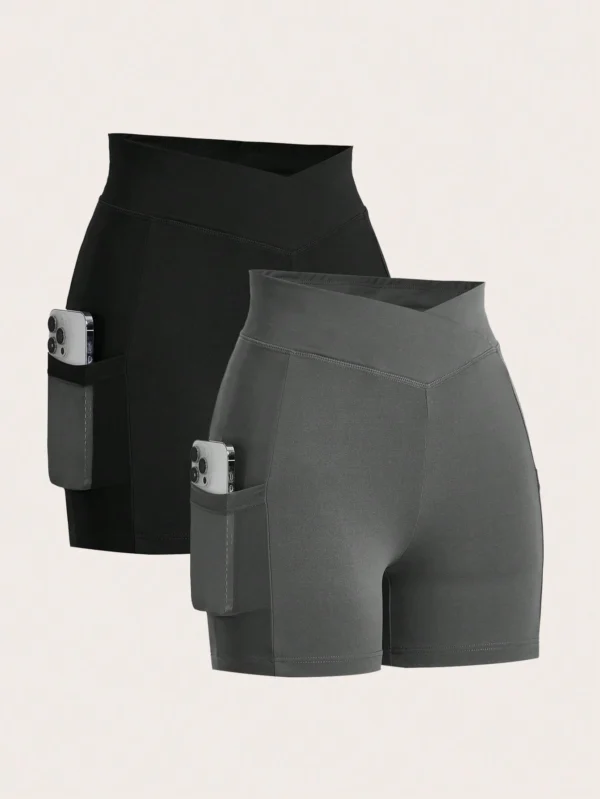 SHEIN LUNE 2 pièces shorts poche