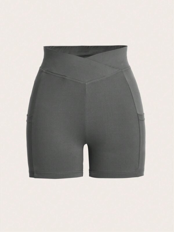SHEIN LUNE 2 pièces shorts poche – Image 4