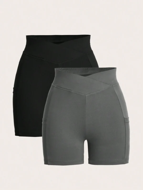SHEIN LUNE 2 pièces shorts poche – Image 10
