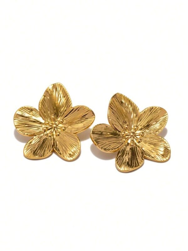 2 pièces Boucles d'oreilles avec fleur et trèfle – Image 13
