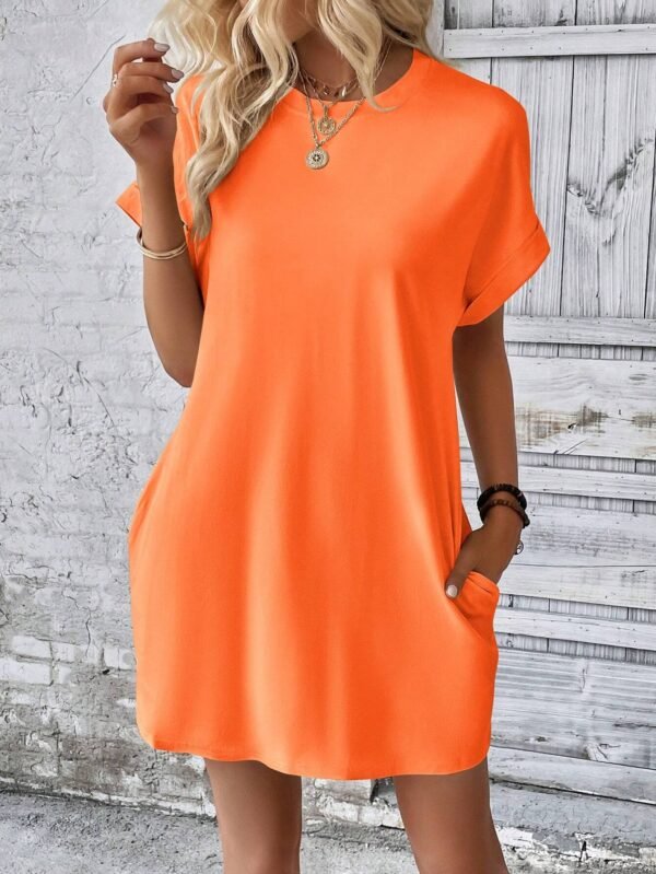 INAWLY Robe dété à manches courtes – Image 3