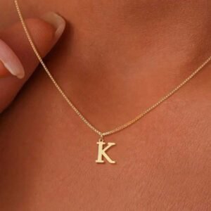 1 pièce Collier avec lettre initiale A-Z