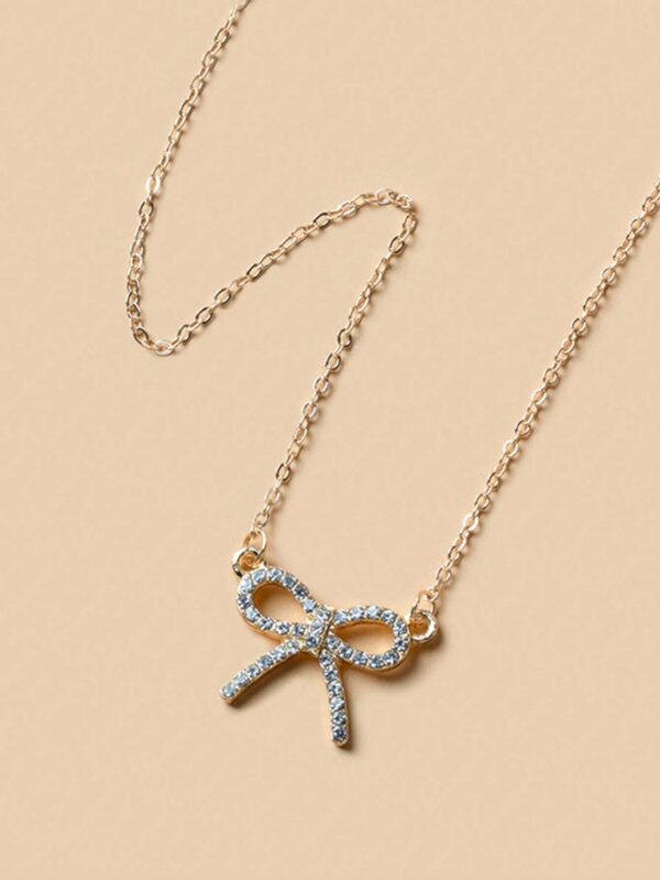 1 pièce Collier pendentif nœud papillon – Image 2