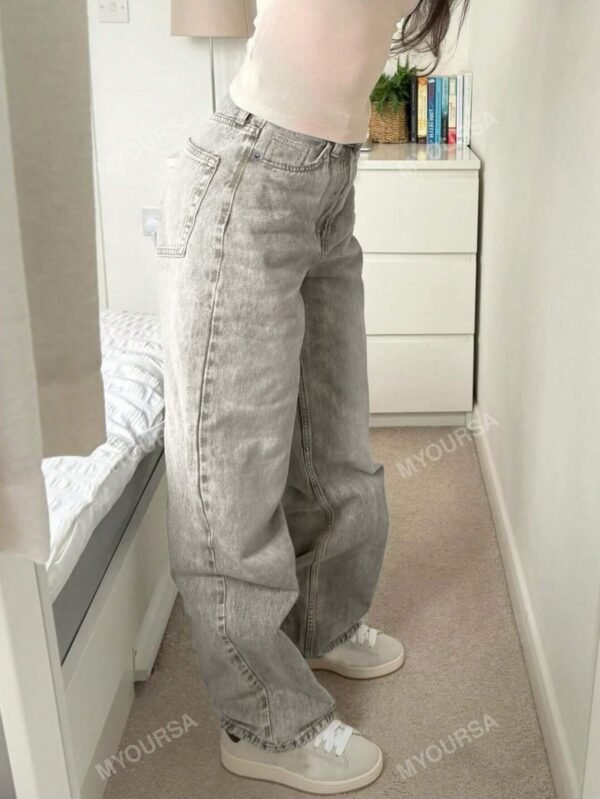 MYOURSA JeansDroitsDécontractés etDélavés – Image 6