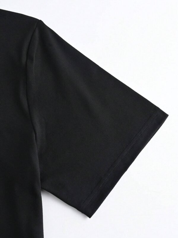 SHEIN RelaxivaT-shirt imprimé cœur minimaliste – Image 4