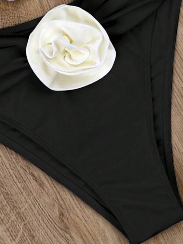 Maillot une pièce sexy fleurs 3D – Image 4