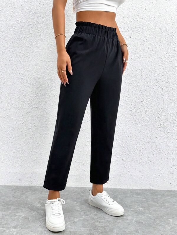 SHEIN PETITE Pantalon unicolore coupe – Image 3