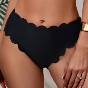 SHEIN Swim BasDe bikini coquillage festons