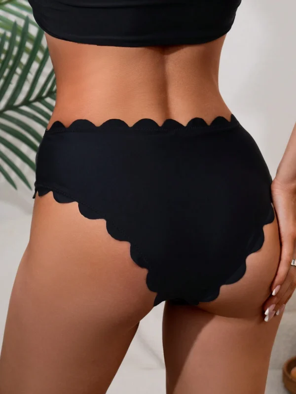 SHEIN Swim BasDe bikini coquillage festons – Image 3