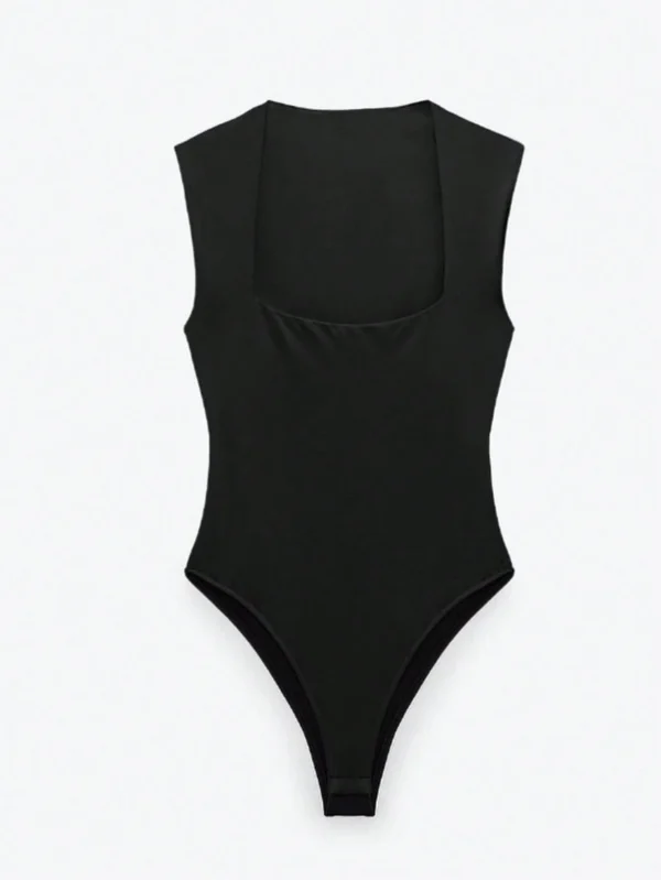INAWLY Body sans manches col carré – Image 4