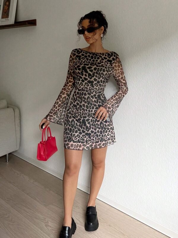 SHEIN EZwear Robe d'été sexy avec dos nu – Image 5