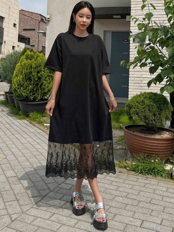 DAZY Robe T-shirt à manches amples – Image 3