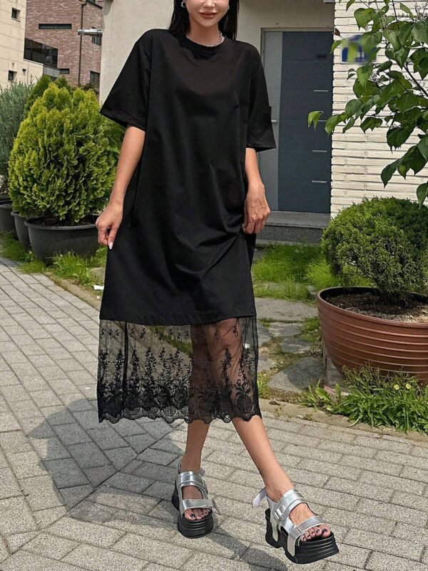 DAZY Robe T-shirt à manches amples – Image 5