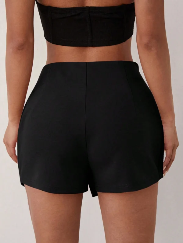 SHEIN SXY Jupe-short fendue unie – Image 2