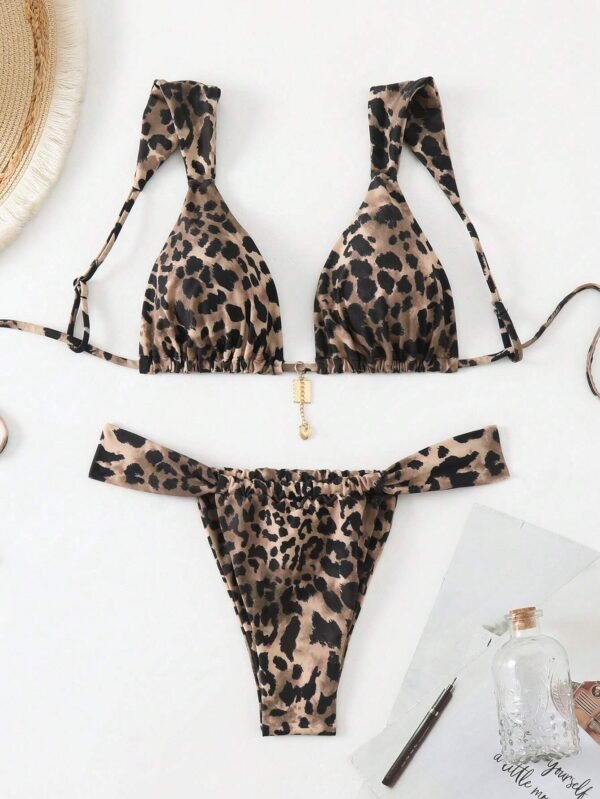 SHEIN Swim 2 pièces bikini léopard
