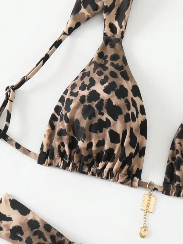 SHEIN Swim 2 pièces bikini léopard – Image 4