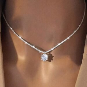 1 pièce Petit pendentif en diamant unique