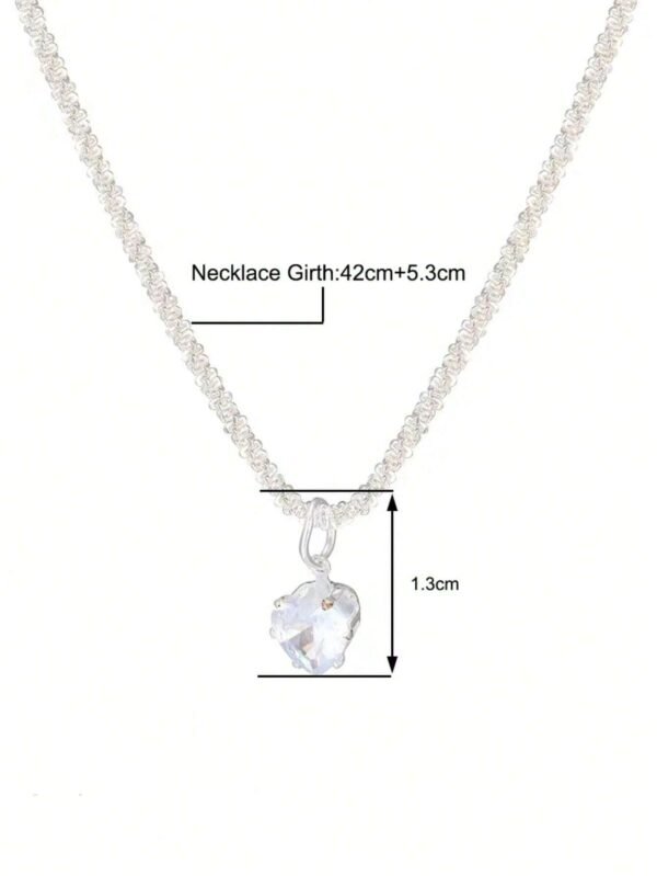 1 pièce Petit pendentif en diamant unique – Image 2