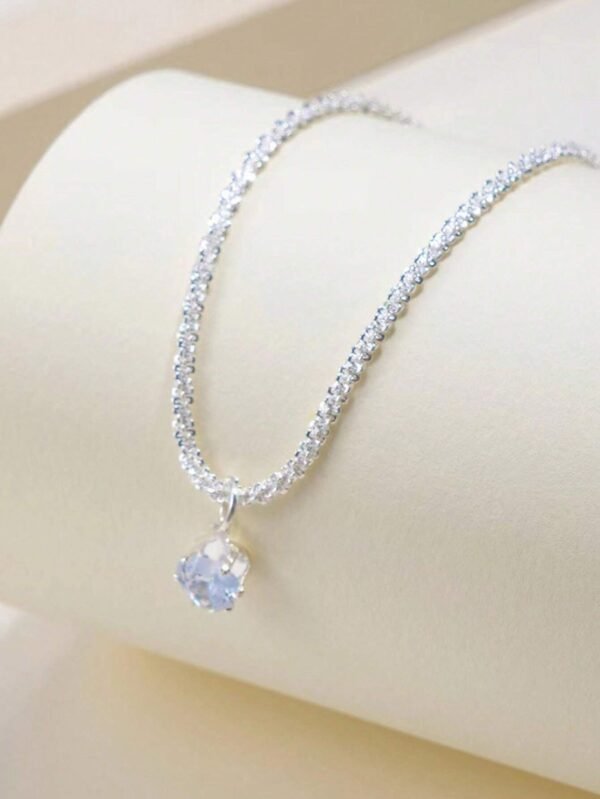 1 pièce Petit pendentif en diamant unique – Image 8