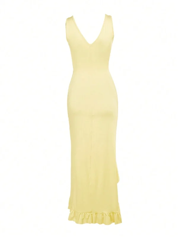 Robe d'été femme WOWDARK à col en V – Image 3