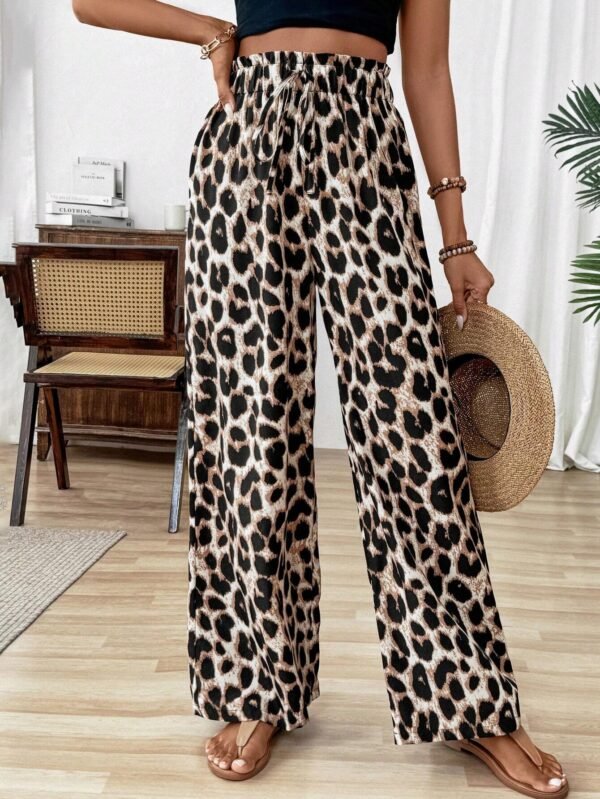 SHEIN ChicEase Pantalon large imprimé – Image 3