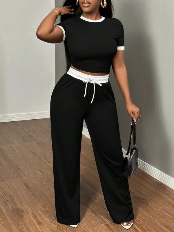 SHEIN SXY EnsembleT-shirt pantalonTaille