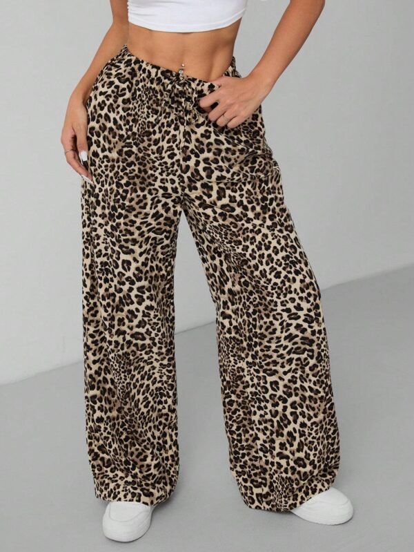 SHEIN PETITE Pantalon large à imprimé – Image 3