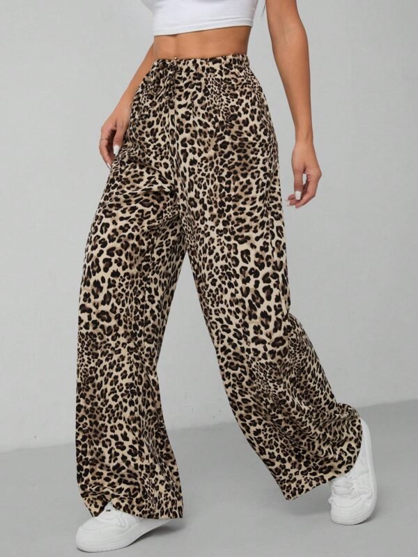SHEIN PETITE Pantalon large à imprimé – Image 5