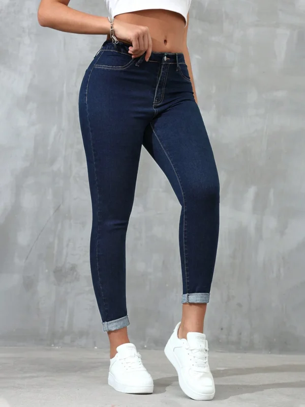 SHEIN Essnce Jean Skinny Avec Poches