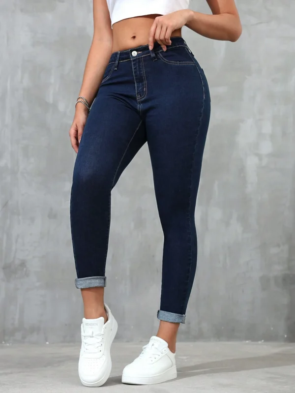 SHEIN Essnce Jean Skinny Avec Poches – Image 6