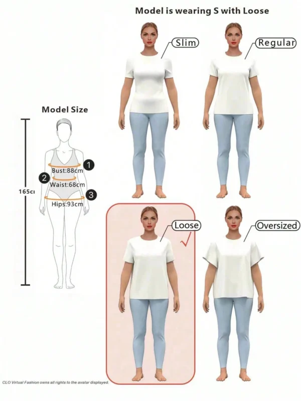 INAWLY ChemiseD'été avec nœud – Image 7