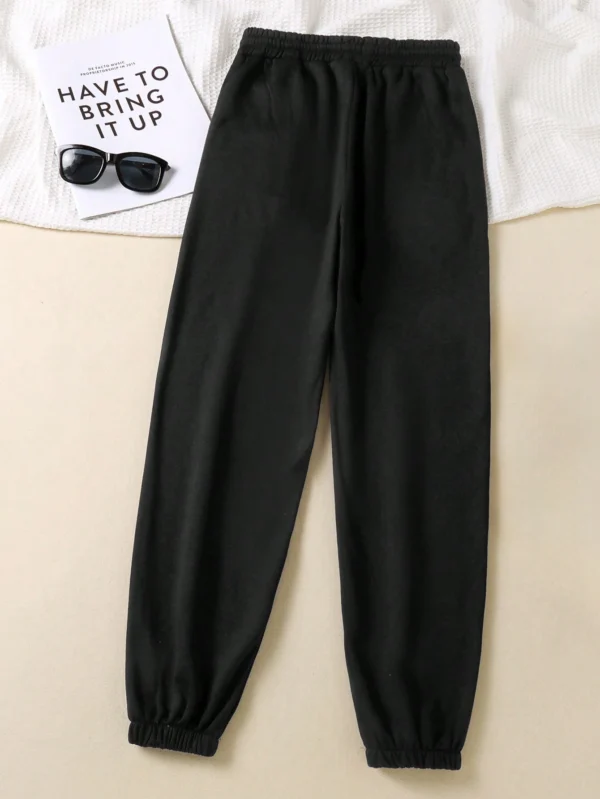 INAWLY Pantalon unicolore cordonThermique – Image 2