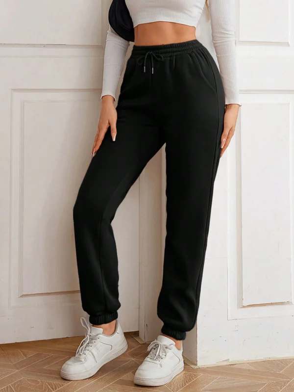 INAWLY Pantalon unicolore cordonThermique – Image 3