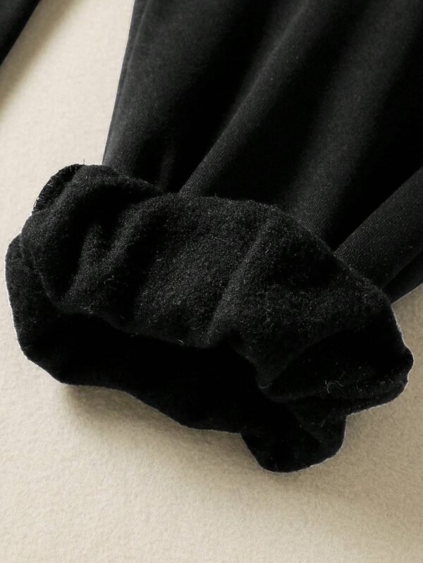 INAWLY Pantalon unicolore cordonThermique – Image 4