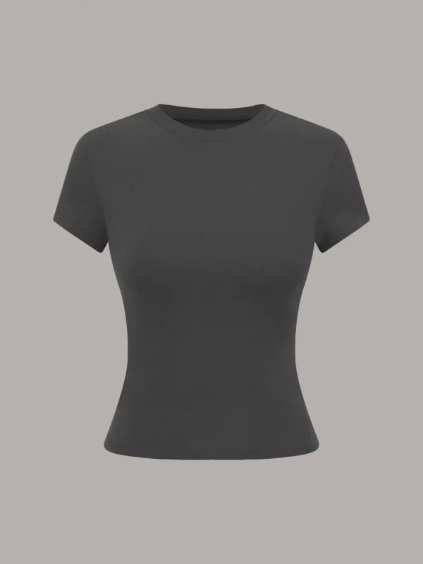 SHEIN LUNET-shirt casual col rond – Image 3