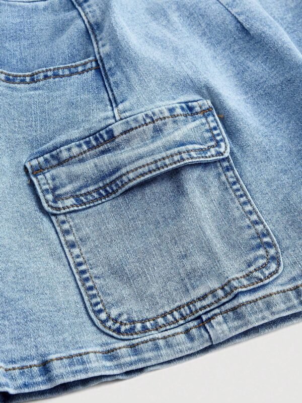 SHEIN MOD JupeDenim avec boutons et poches – Image 3