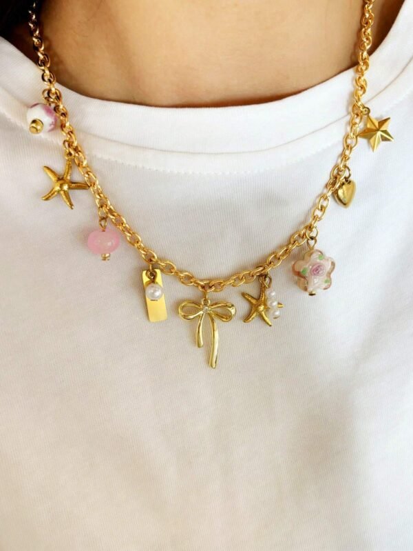 Collier multicomposant en acier inoxydable