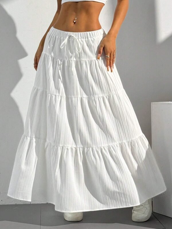 SHEIN EZwear Jupe longue unieTaille haute