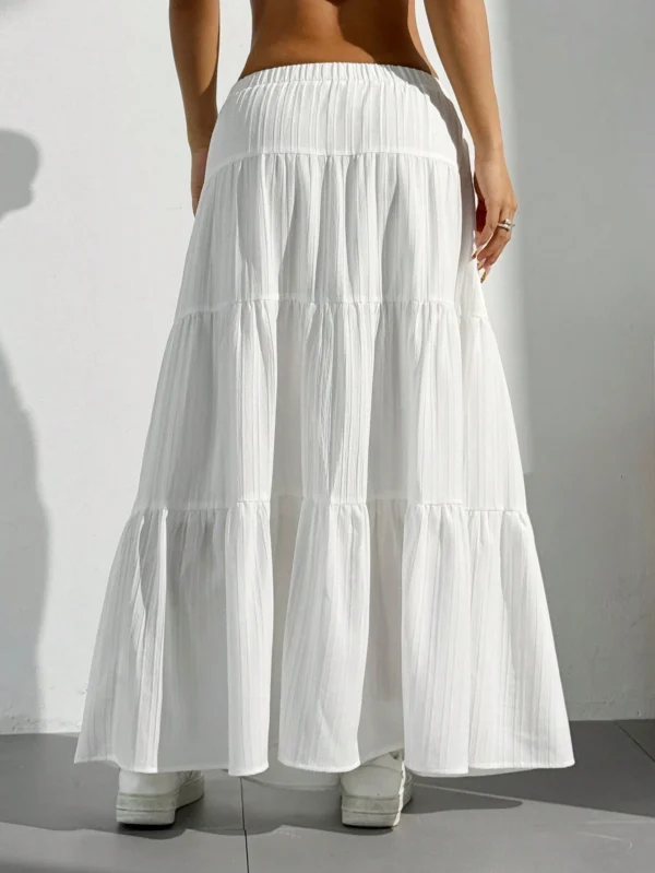 SHEIN EZwear Jupe longue unieTaille haute – Image 2
