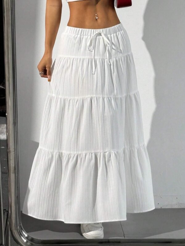 SHEIN EZwear Jupe longue unieTaille haute – Image 4
