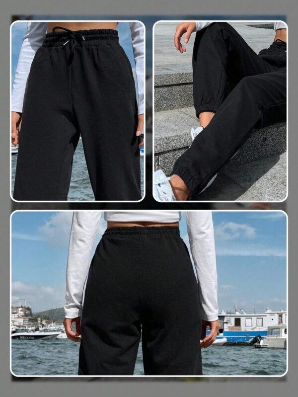 SHEIN Cottnline Pantalon jogging cordon – Image 6