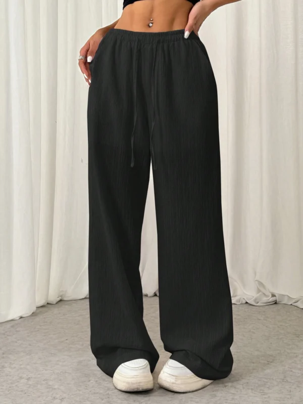 SHEIN EZwear PantalonDroitDécontracté