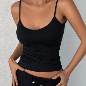 DAZY Camisole ajustée sans dos pour femmes