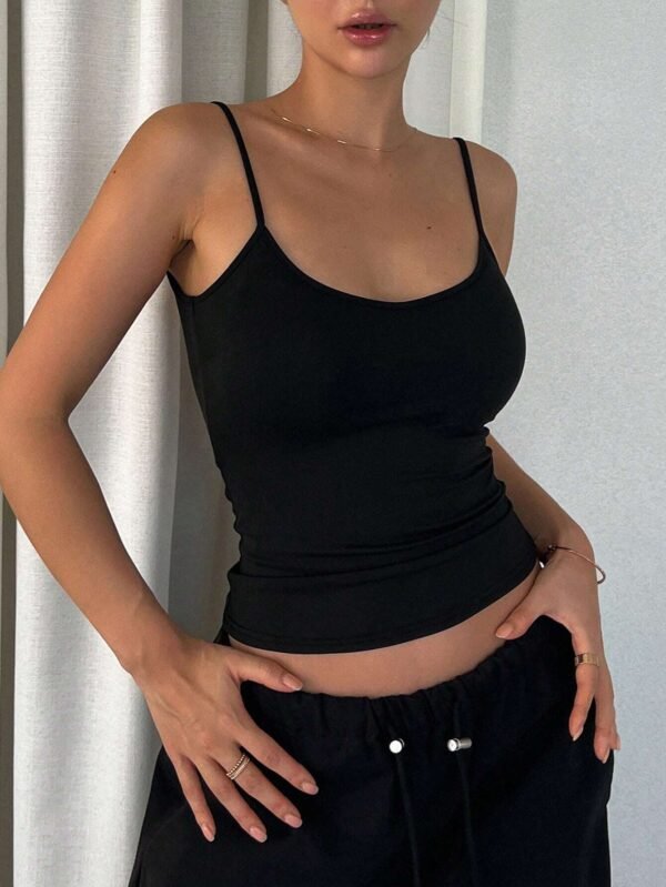 DAZY Camisole ajustée sans dos pour femmes – Image 9
